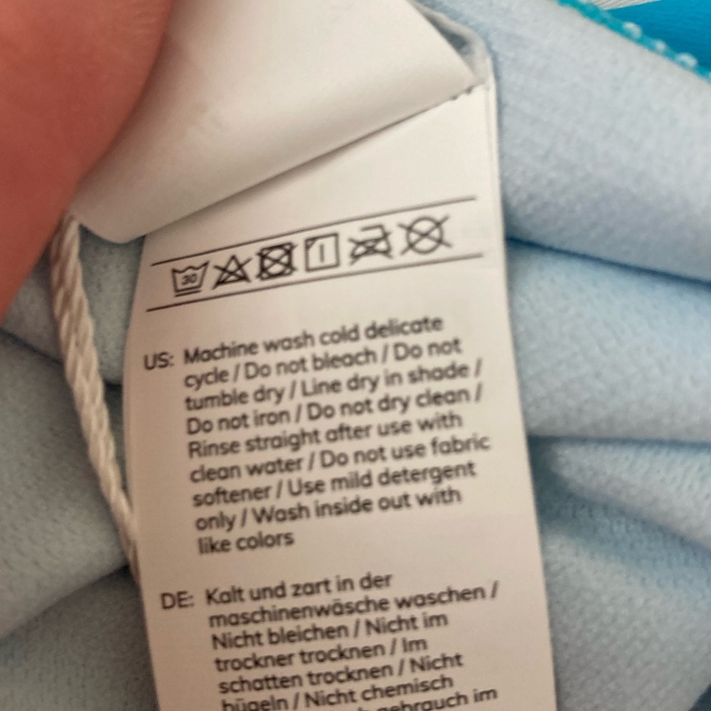 NWT Cupshe Starlight July 4th Square Neck Cheeky One Piece Blue Star Swimsuit XL - Picture 12 of 12